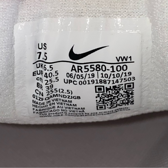 Nike Roshe Golf Tour 'Summit White' Golf Shoes AR5580-100 Men’s Size 7.5 - Picture 8 of 8